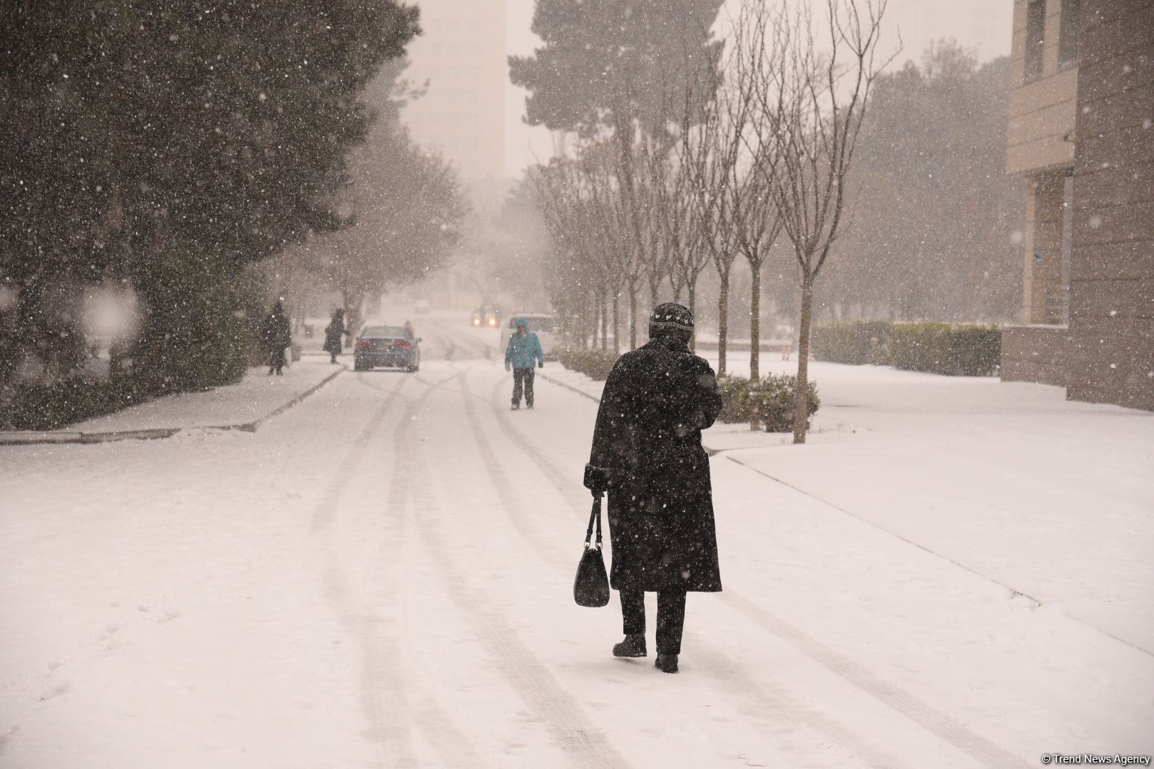 Qarlı Bakıdan FOTOREPORTAJ
