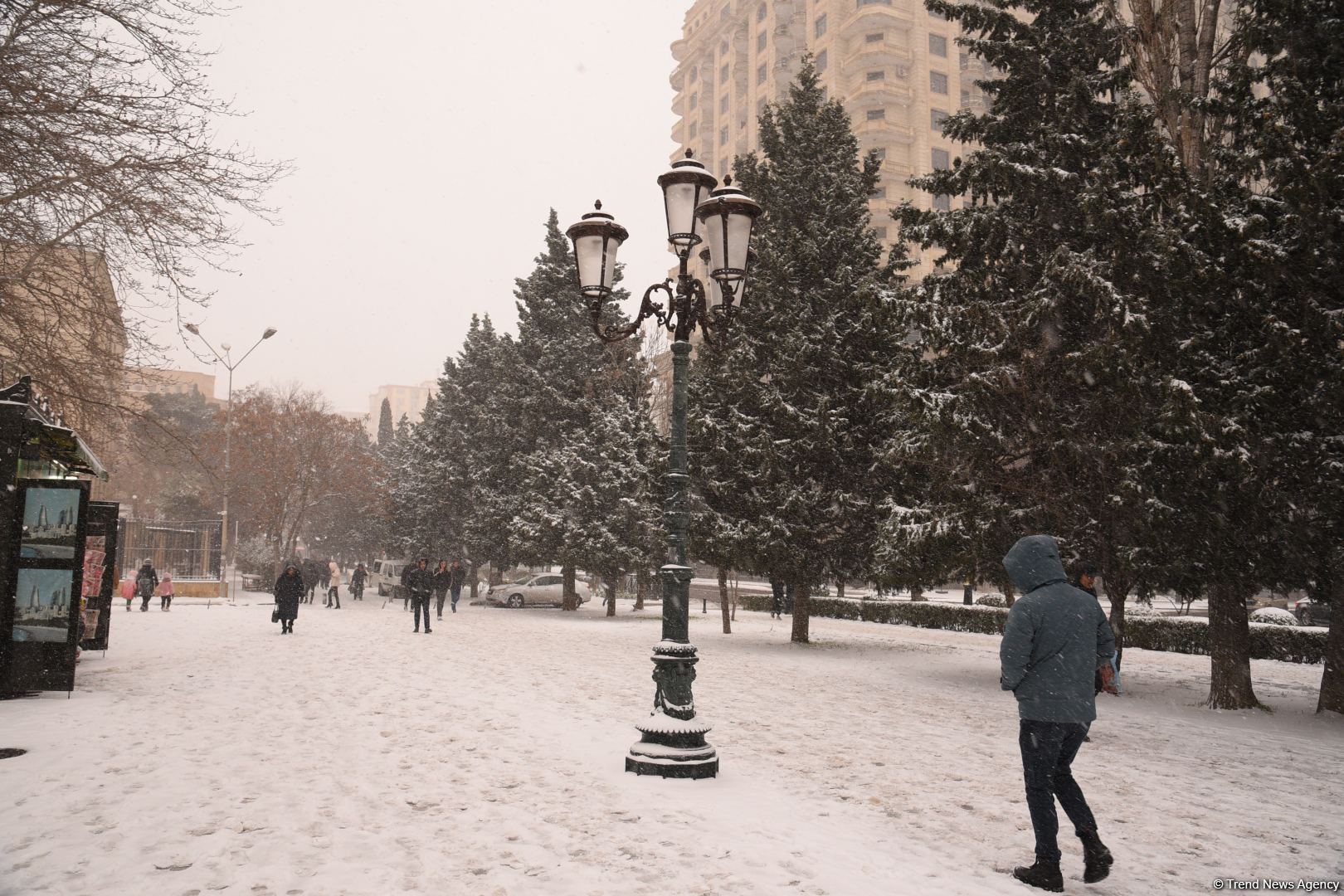 Qarlı Bakıdan FOTOREPORTAJ
