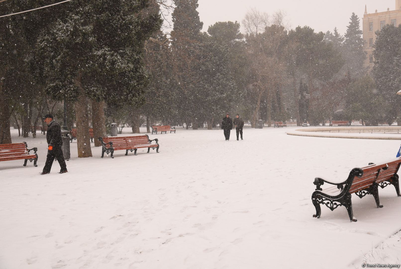 Qarlı Bakıdan FOTOREPORTAJ
