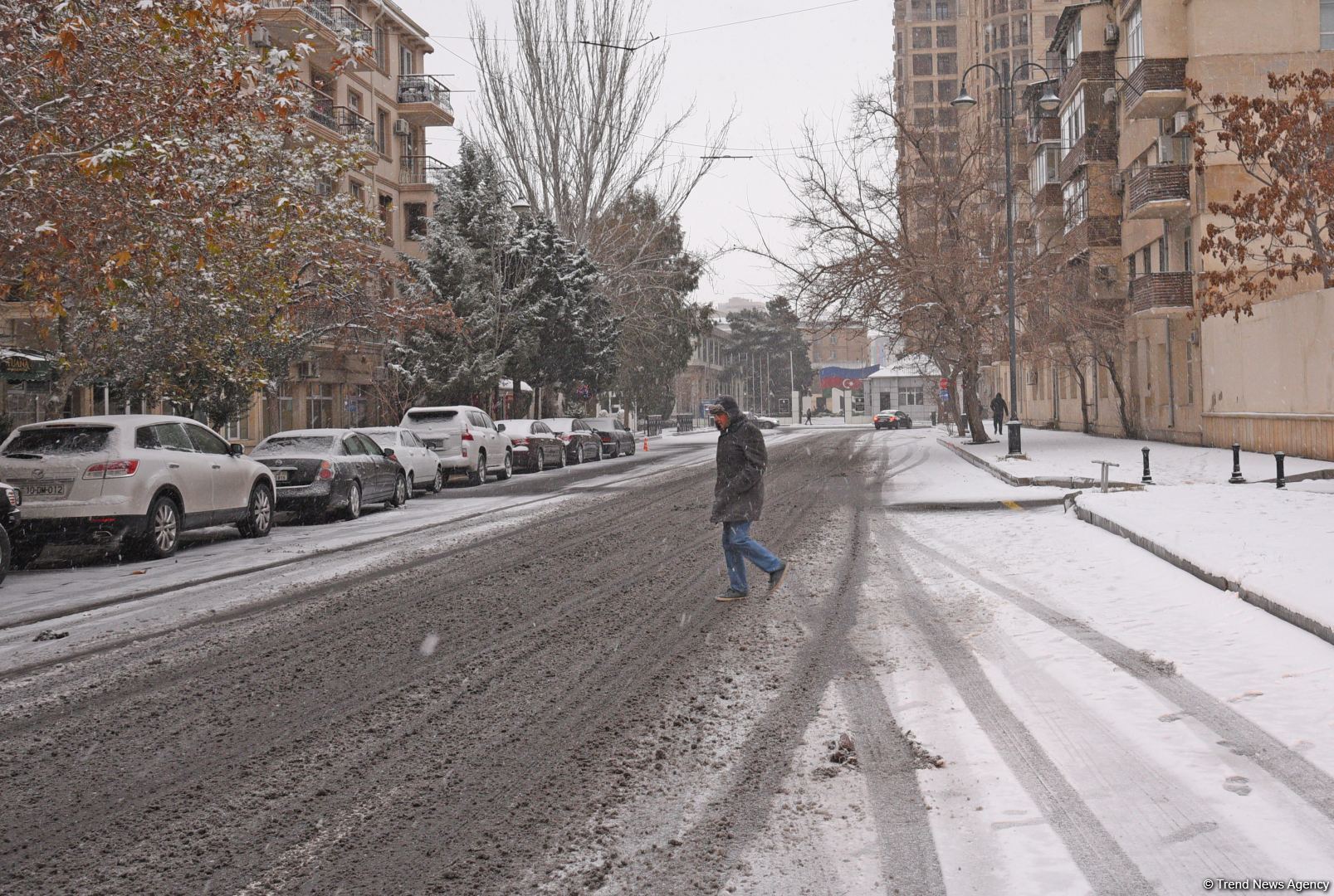 Qarlı Bakıdan FOTOREPORTAJ