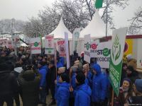 Laçın-Xankəndi yolunda aksiya qoşulanların sayı artmaqdadır (FOTO)