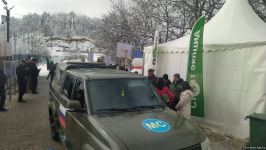Sülhməramlılara aid 2 minik maşını Laçın yolundan maneəsiz keçib (FOTO)
