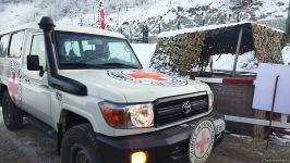 BQXK avtomobilləri Laçın yolundan maneəsiz keçib (FOTO)