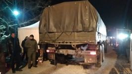 Sülhməramlılara aid daha 4 yük avtomobili Laçın yolundan maneəsiz keçib (FOTO/VİDEO)