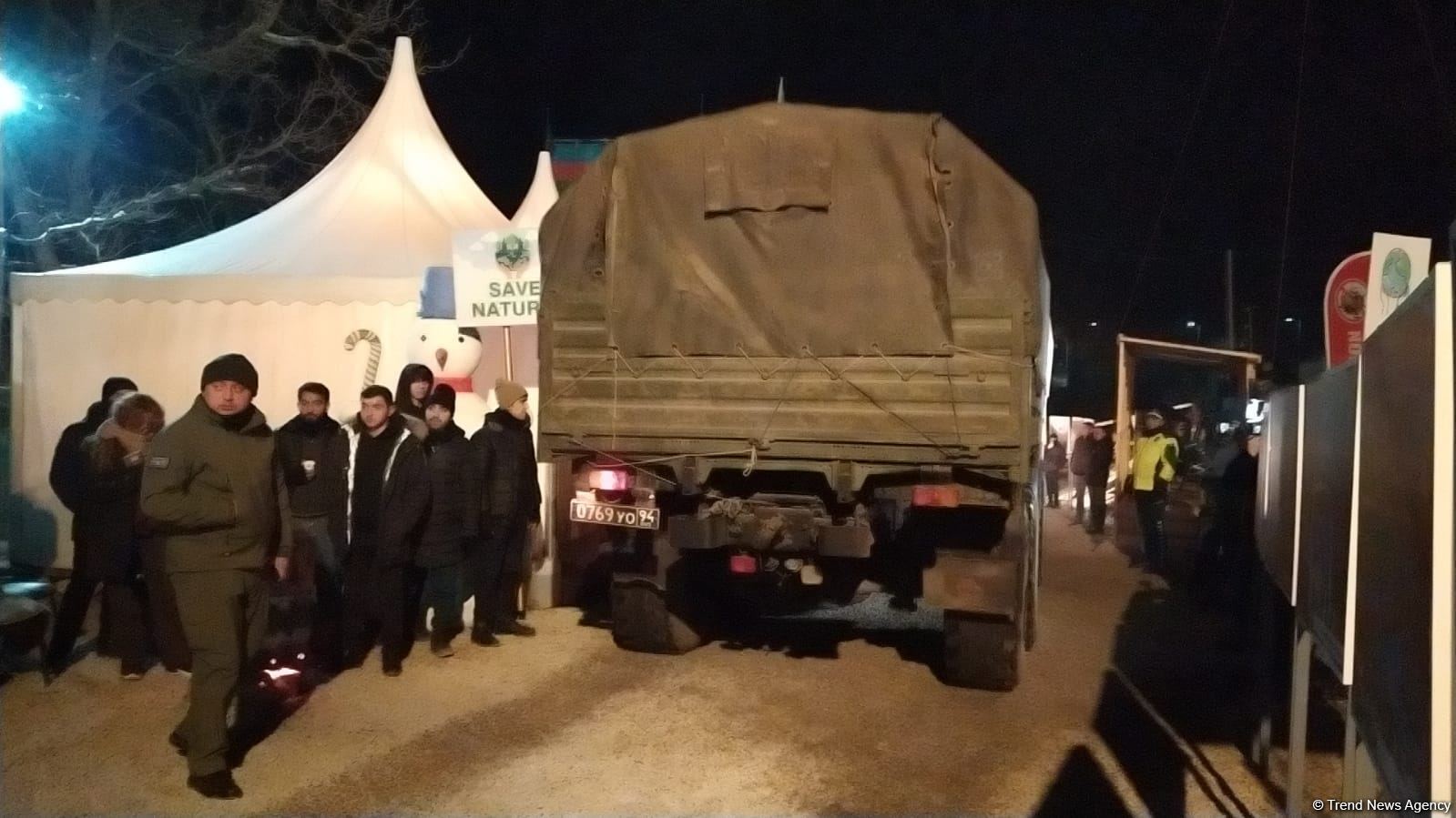 Sülhməramlılara aid daha 4 yük avtomobili Laçın yolundan maneəsiz keçib (FOTO/VİDEO)