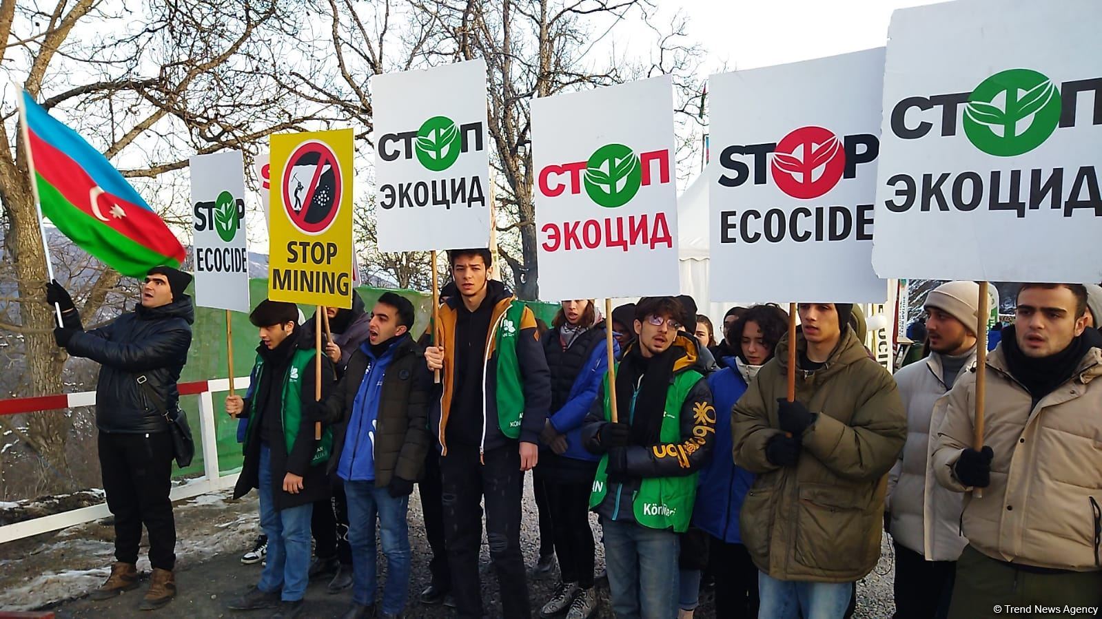 Laçın-Xankəndi yolunda etirazlar 36 gündür davam edir (FOTO/VİDEO)