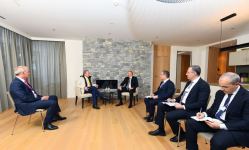 Prezident İlham Əliyevin Davosda “Fortesque Future Industries” şirkətinin sədri ilə görüşü olub (FOTO/VİDEO) (YENİLƏNİB)