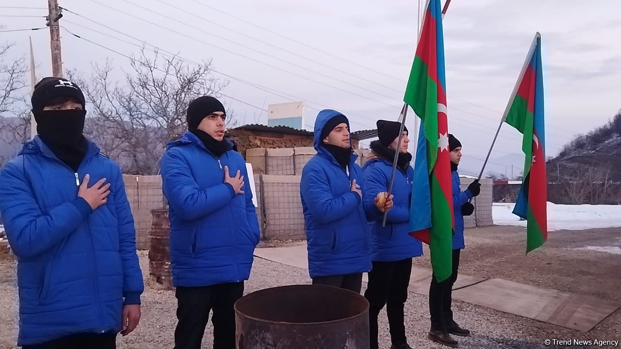 Laçın-Xankəndi yolunda etirazlar 37 gündür davam edir (FOTO)