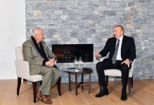 Prezident İlham Əliyevin Davosda “Kromatix SA” şirkətinin baş icraçı direktoru ilə görüşü olub (FOTO/VİDEO) (YENİLƏNİB)