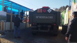 Sülhməramlılara aid avtomobillər növbəti dəfə Laçın yolundan maneəsiz şəkildə keçib (FOTO)