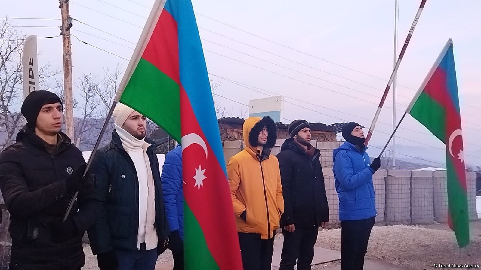 Laçın-Xankəndi yolunda etirazlar 38 gündür davam edir (FOTO)