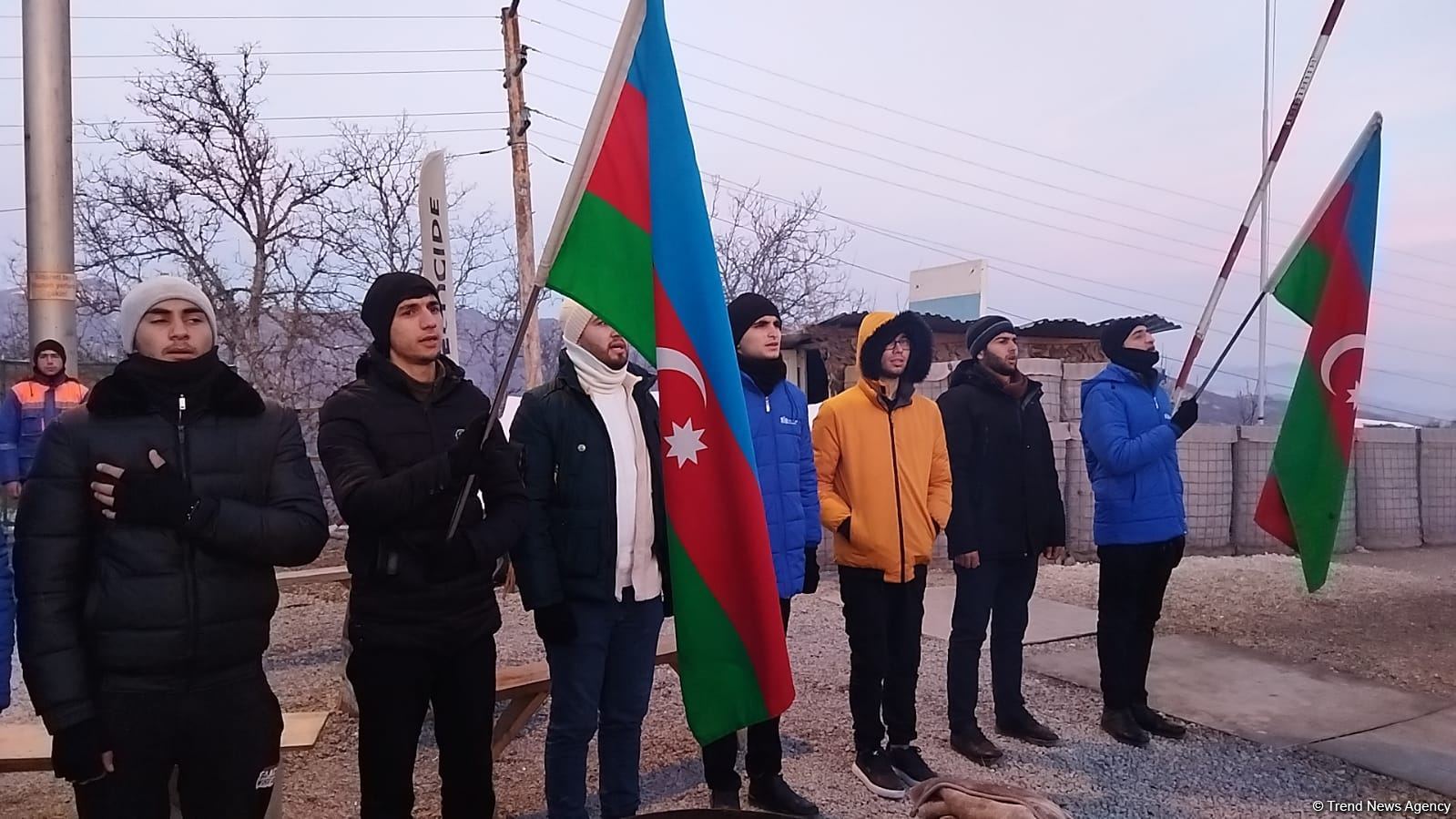 Laçın-Xankəndi yolunda etirazlar 38 gündür davam edir (FOTO)