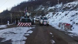 BQXK-ya məxsus avtomobillər Laçın yolundan keçib (FOTO)