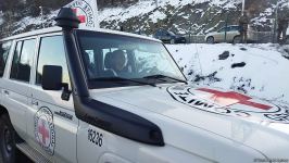 BQXK-ya məxsus avtomobillər Laçın yolundan keçib (FOTO)