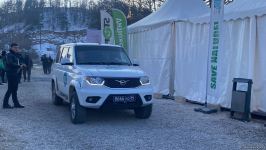 Rusiya sülhməramlılarına məxsus daha 17 avtomobil Laçın yolundan keçib (FOTO)