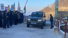 Rusiya sülhməramlılarına məxsus daha 17 avtomobil Laçın yolundan keçib (FOTO)