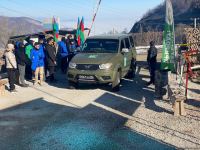 Sülhməramlılara aid minik maşını Laçın yolundan maneəsiz keçib (FOTO)