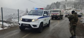 Laçın-Xankəndi yolundan  RSK-ya məxsus 24  avtomobil keçib (FOTO)