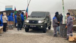 Sülhməramlılara aid minik maşını Laçın yolundan maneəsiz keçib (FOTO)
