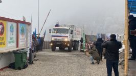 Sülhməramlılara aid daha 2 yük maşını Laçın yolundan maneəsiz keçib (FOTO/VİDEO)