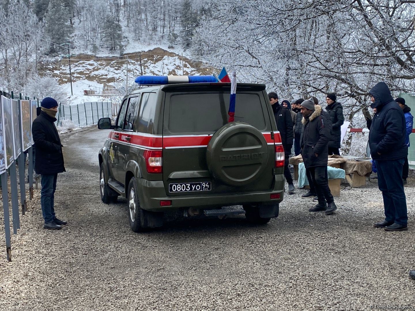 Sülhməramlılara aid daha bir minik maşını Laçın yolundan maneəsiz keçib