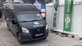 Rusiya sülhməramlılarına məxsus 14 avtomobil Laçın yolundan keçib (FOTO/VİDEO)
