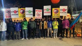 Laçın-Xankəndi yolunda etirazlar davam edir (FOTO/VİDEO)