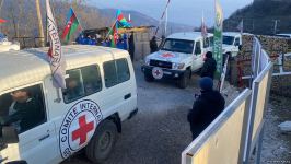 BQXK-ya məxsus avtomobillər Laçın yolundan keçib (FOTO)
