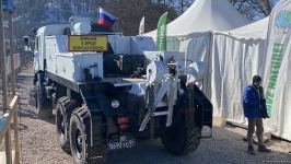 Sülhməramlılara aid daha bir avtomobil Laçın yolundan keçib (FOTO/VİDEO)
