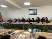 “Xalq bayramları və inancların milli-mənəvi dəyərlərimizin formalaşmasında rolu” monoqrafiyasının təqdimatı olub (FOTO)
