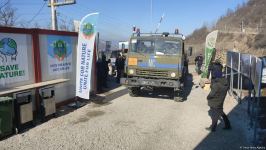 Rusiya sülhməramlılarına aid daha 3 maşın Laçın yolundan keçib (FOTO)
