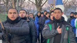Laçın-Xankəndi yolunda etirazlar 46 gündür davam edir (FOTO)