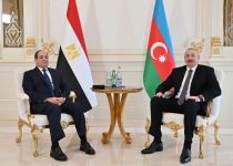 Azərbaycan və Misir prezidentlərinin təkbətək görüşü olub (FOTO)