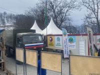 Rusiya sülhməramlılarına aid daha 13 avtomobil Laçın yolundan keçib (FOTO)