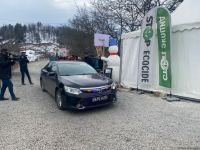 Rusiya sülhməramlılarına aid daha bir avtomobil Laçın yolundan keçib (FOTO)