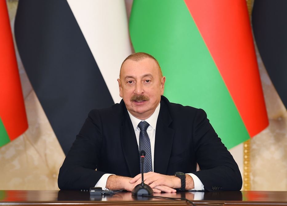 Azərbaycan və Misir prezidentləri mətbuata bəyanatlarla çıxış ediblər (FOTO/VİDEO) (YENİLƏNİB)