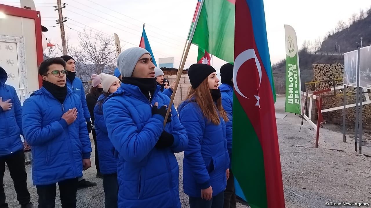 Laçın-Xankəndi yolunda etirazlar 48 gündür davam edir (FOTO)