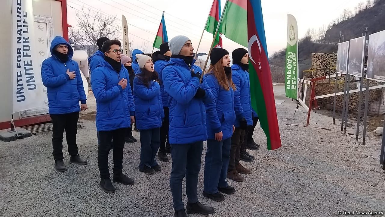 Laçın-Xankəndi yolunda etirazlar 48 gündür davam edir (FOTO)