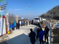 Rusiya sülhməramlılarına aid daha 2 avtomobil Laçın yolundan keçib (FOTO)