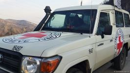 BQXK-ya məxsus avtomobillər yenidən Laçın yolundan keçib (FOTO)