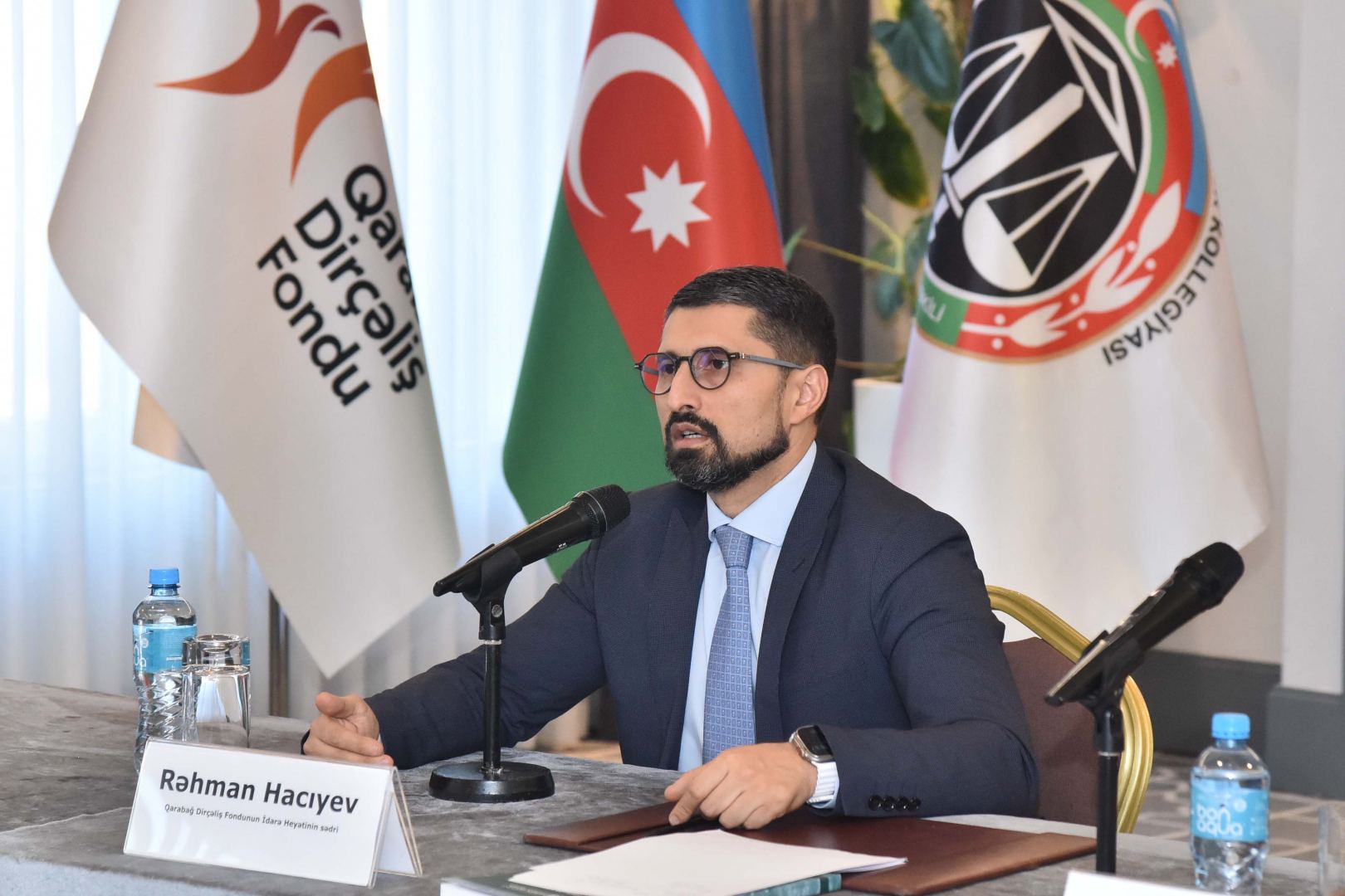 Qarabağ Dirçəliş Fonduna ianə edən Vəkillər Kollegiyasının üzvlərinə ianə sertifikatları təqdim edilib (FOTO)