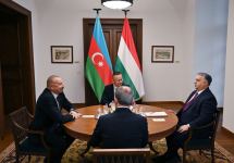 Prezident İlham Əliyevin Macarıstanın Baş naziri Viktor Orban ilə məhdud tərkibdə görüşü olub (FOTO/VİDEO)