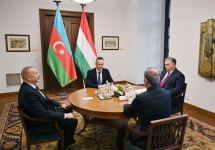 Prezident İlham Əliyevin Macarıstanın Baş naziri Viktor Orban ilə məhdud tərkibdə görüşü olub (FOTO/VİDEO)