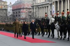 Budapeştdə Azərbaycan Prezidenti İlham Əliyevin rəsmi qarşılanma mərasimi olub (FOTO/VİDEO)