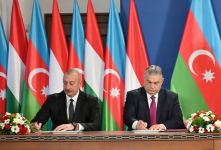 Budapeştdə Azərbaycan-Macarıstan sənədləri imzalanıb (FOTO/VİDEO)