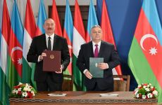 Budapeştdə Azərbaycan-Macarıstan sənədləri imzalanıb (FOTO/VİDEO)