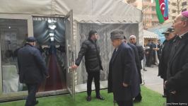 Azərbaycandakı dini konfessiya rəhbərləri şəhid Orxan Əsgərovun yas mərasiminə gəliblər (FOTO)