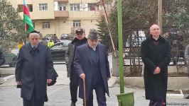 Azərbaycandakı dini konfessiya rəhbərləri şəhid Orxan Əsgərovun yas mərasiminə gəliblər (FOTO)