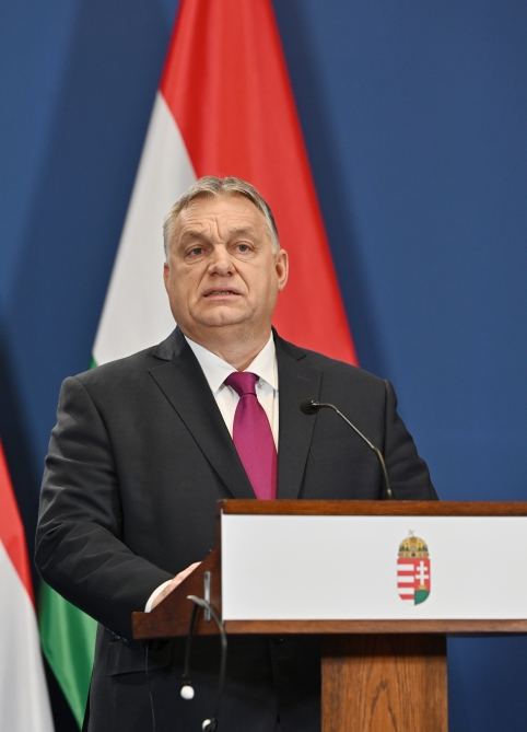 Prezident İlham Əliyev və Macarıstanın Baş naziri mətbuata bəyanatlarla çıxış ediblər (FOTO/VİDEO)