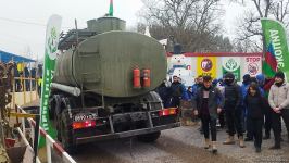 Rusiya sülhməramlılarına aid daha 3 təminat avtomobili Laçın yolundan keçib (FOTO)
